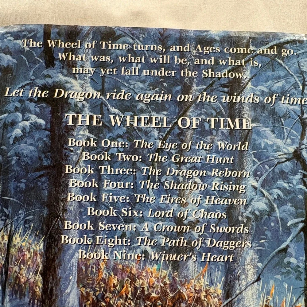 Robert Jordan Winter's Heart Wheel of Time Book 9 First Edition Hardcover 2000